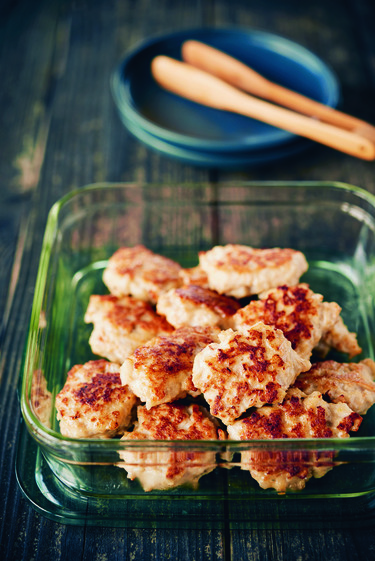 鶏とれんこんの落とし焼きレシピ