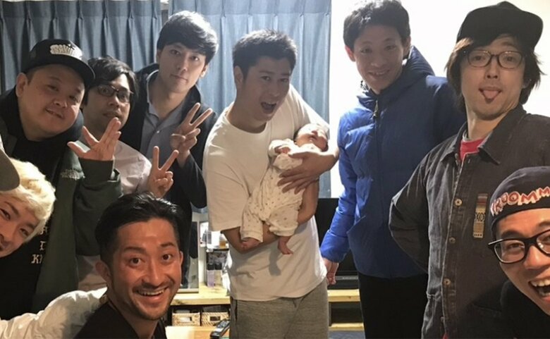 娘のさくちゃん誕生で駆けつけてくれた尾形軍団の皆さん