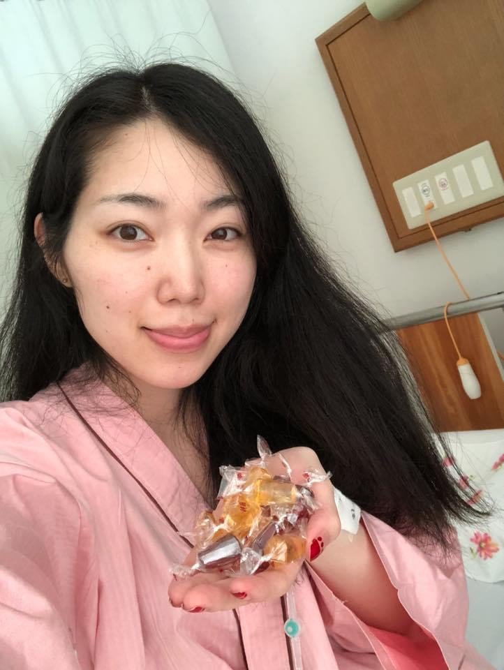 日本に一時帰国して入院中の永瀬さん。しばらくは絶食状態だったのだそう