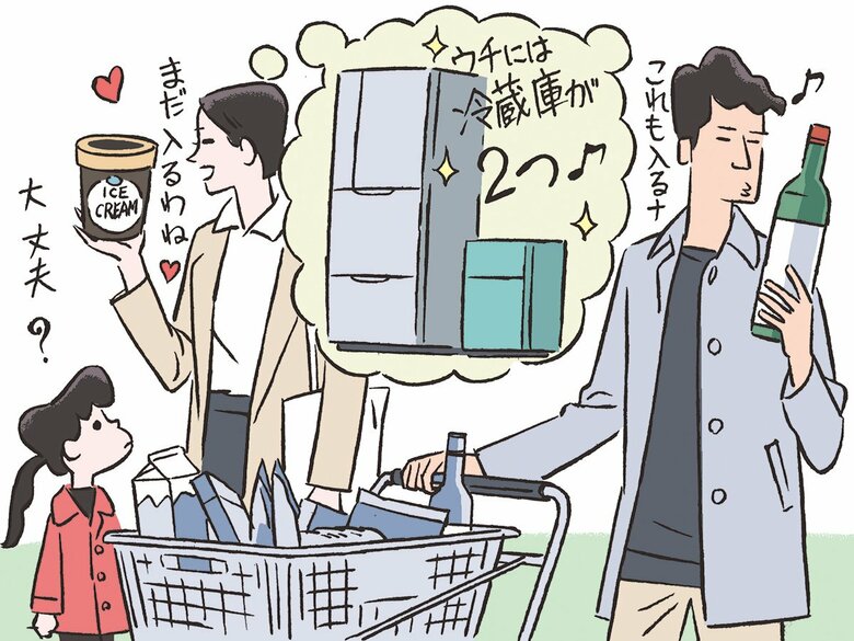 セカンド冷蔵庫があるとメリットもデメリットもあるようです