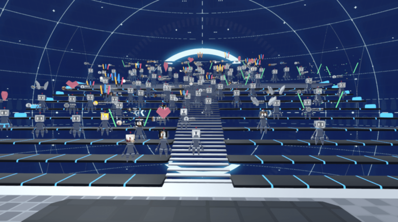 「cluster」の中にイベント空間を作り、イベントを開催する