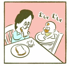 「俺のパンも、お前のパンも俺のもの…！」