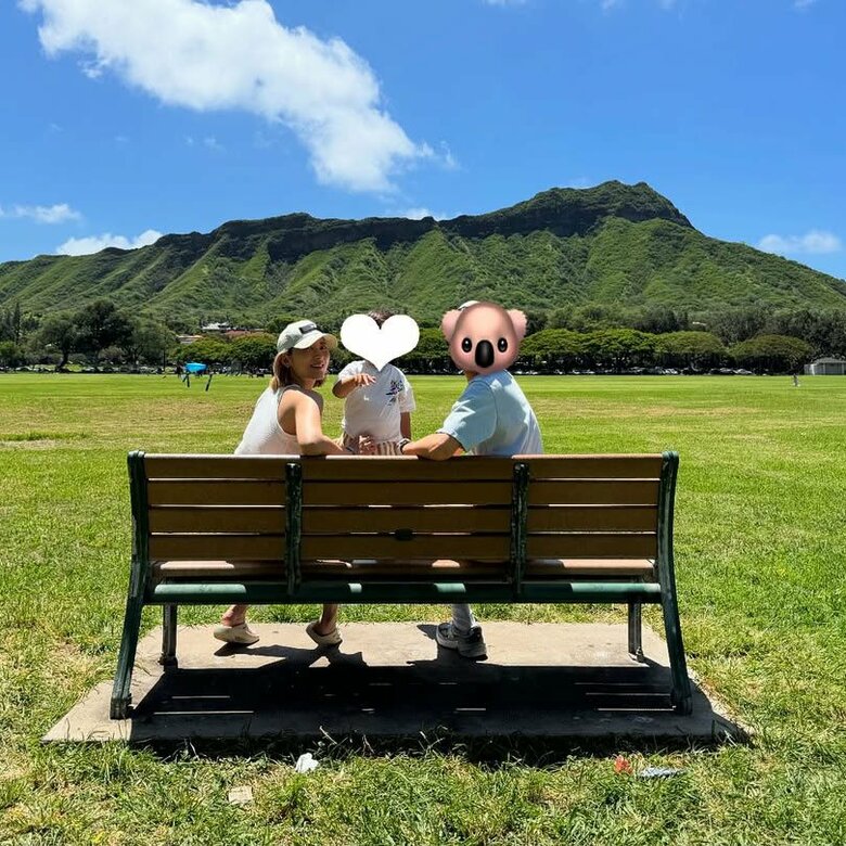 新婚旅行で行ったハワイのカピオラニ公園