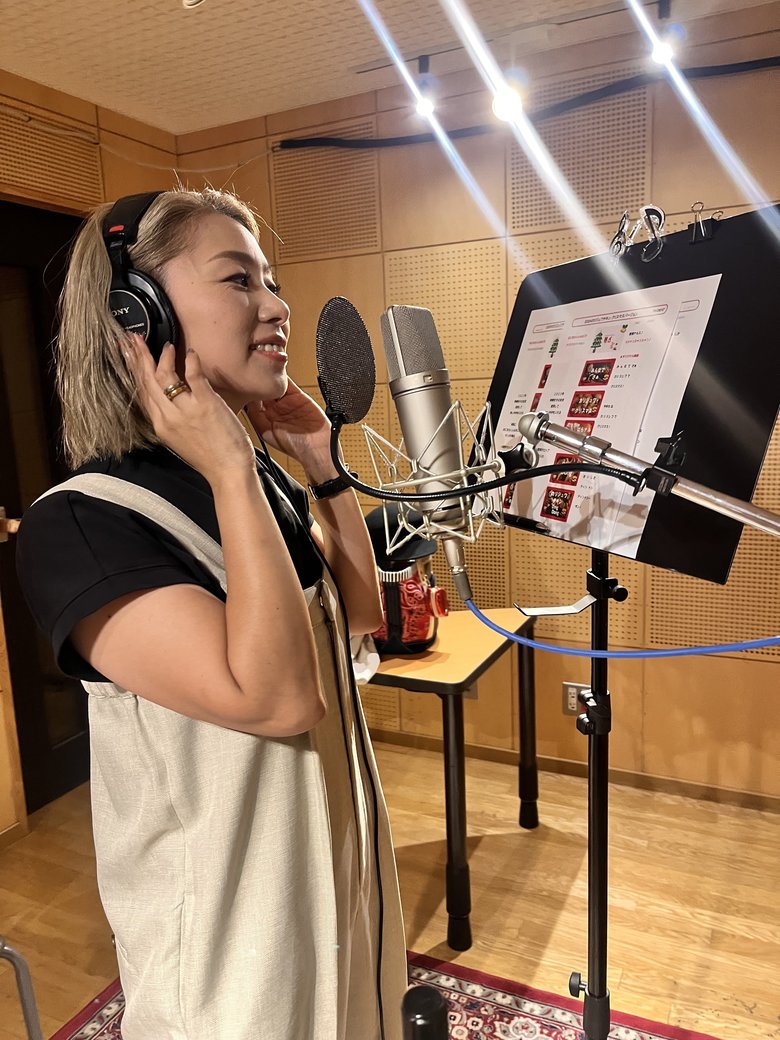 地元企業のサウンドロゴレコーディングの際の1枚