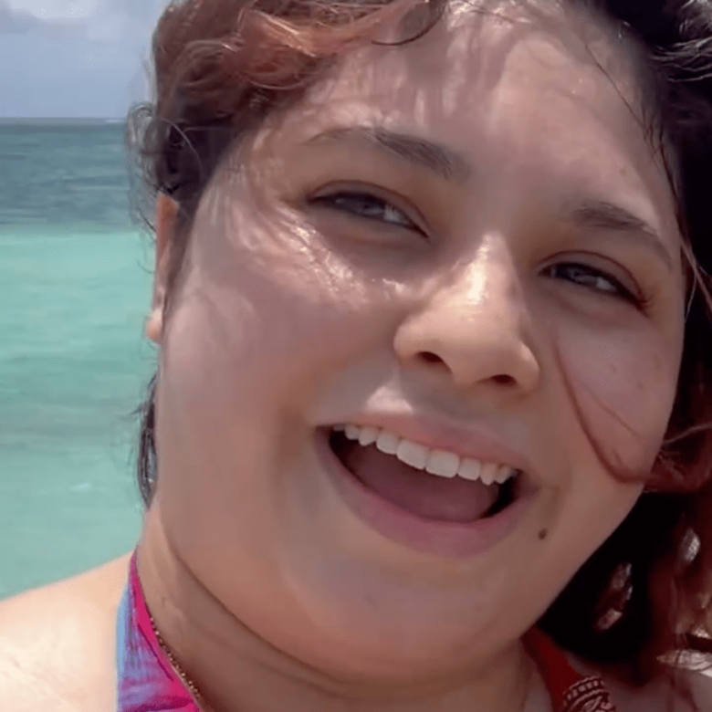 ダイエット前のまりあんどAKさん