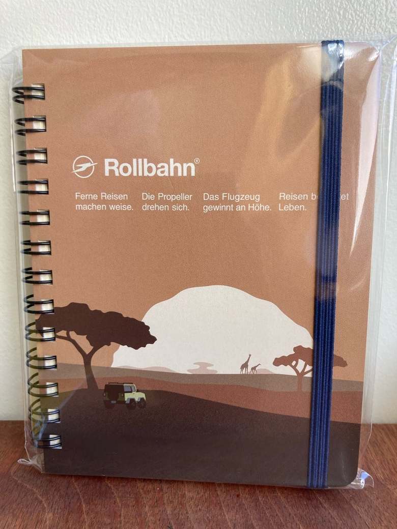 誕生日のプレゼントとして息子さんから贈られたノート