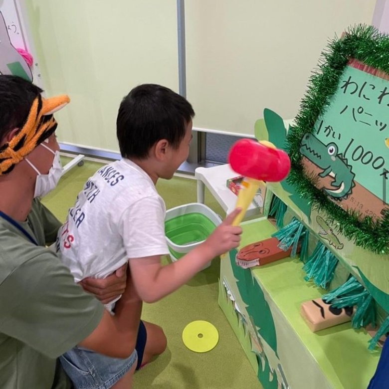 放課後等デイサービスAthletic-club-ハートフルで開かれた夏祭りで