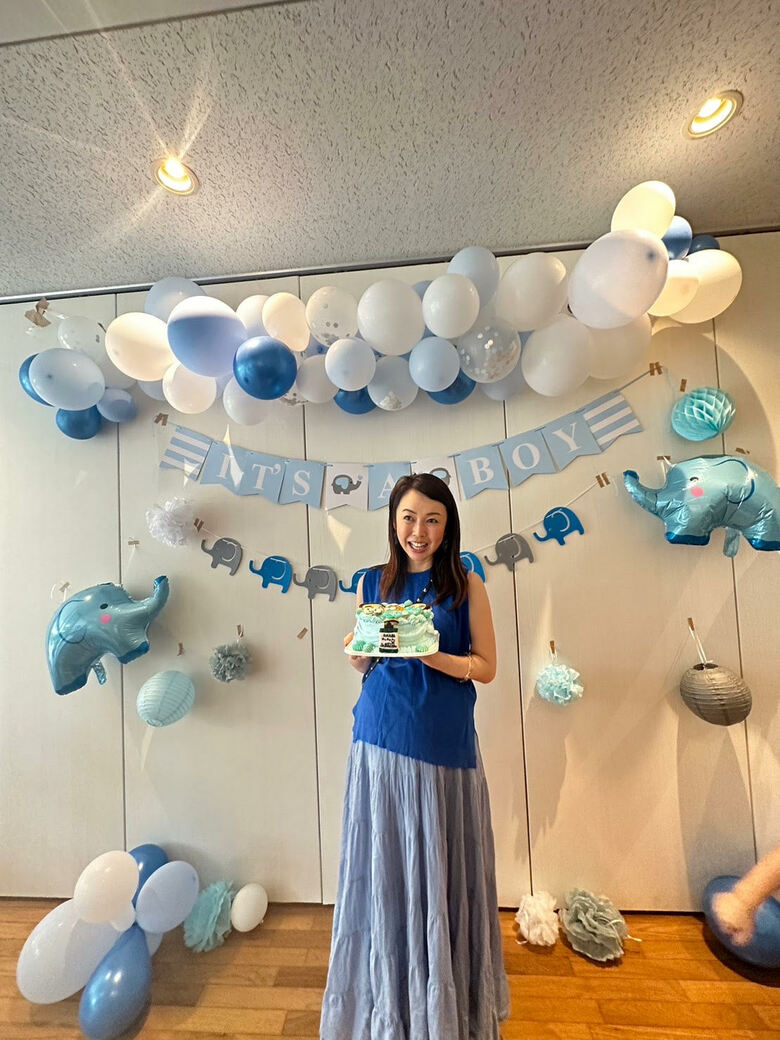 妊娠をお祝いしてもらって