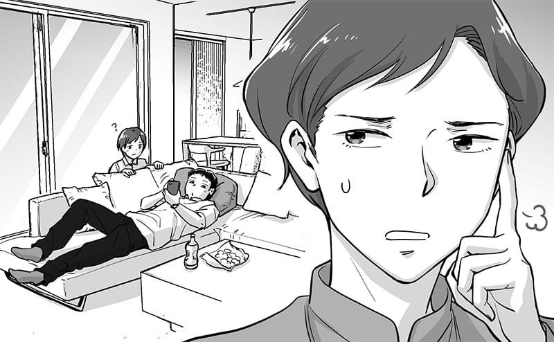 再婚家族の難題に対して悩みが深まる女性