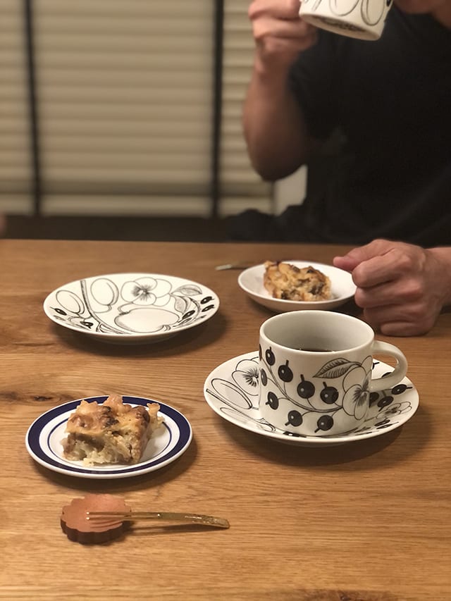 コーヒーとケーキ