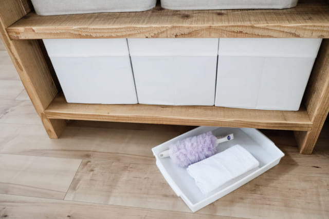 掃除道具の収納の例