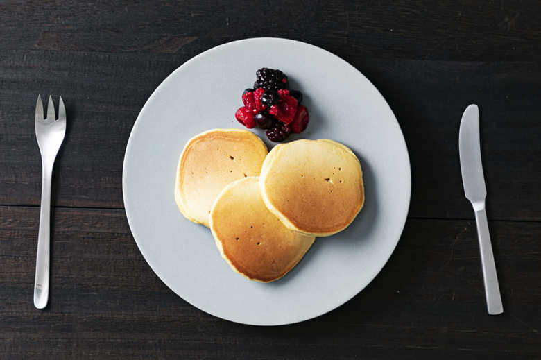 とうもろこしとさつま芋のパンケーキ