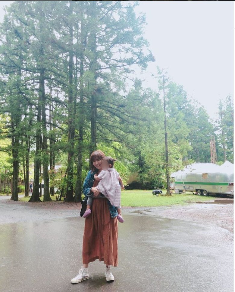 キャンプにて