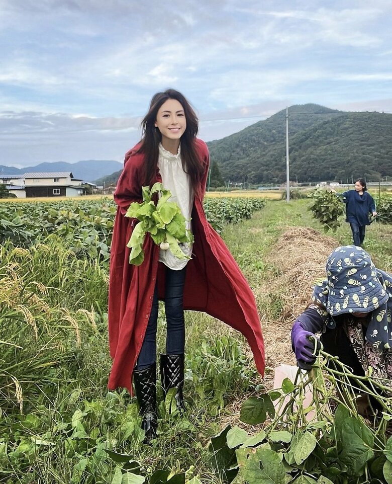岩手にて。稲にできる稲麹を採取