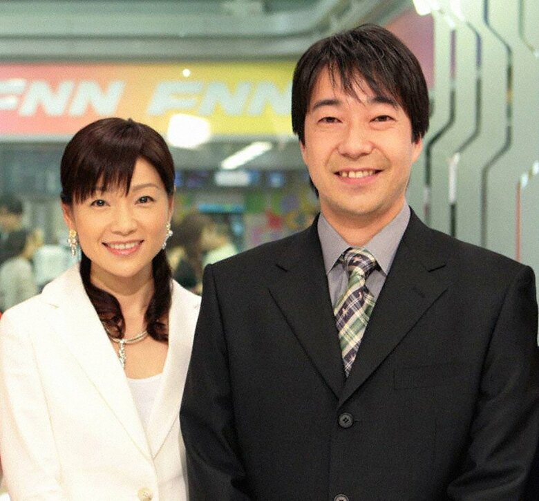 2006年『FNNスーパーニュースWEEKEND』でともにメインキャスターを務めていた境鶴丸アナと