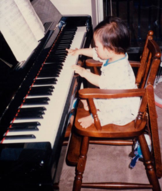 翔子さん1歳のとき