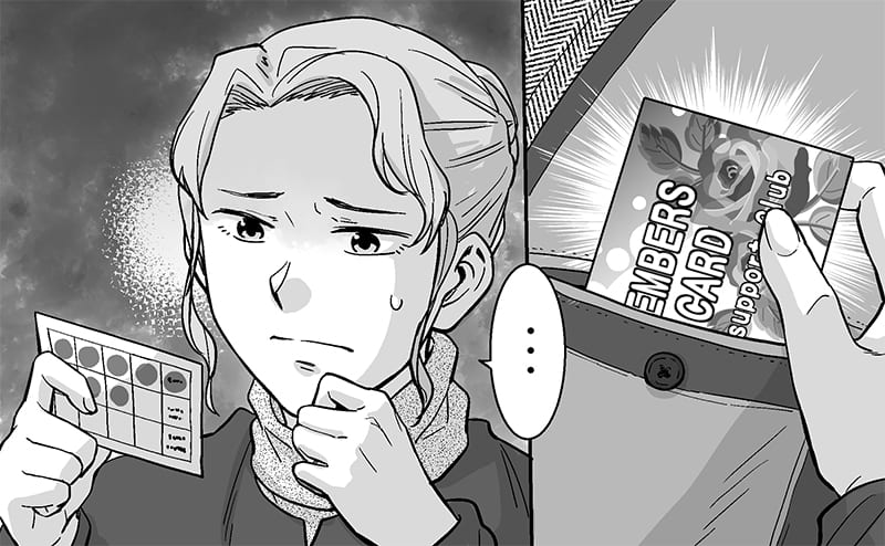 夫の風俗店のカードをみつけた妻