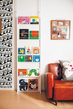 子供部屋も壁面収納で「飾るように」全部見える収納！