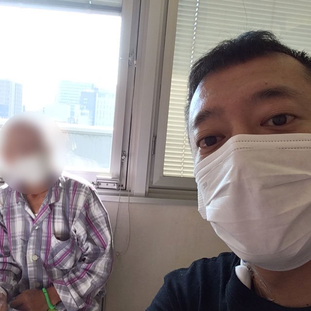腎臓移植後に父と