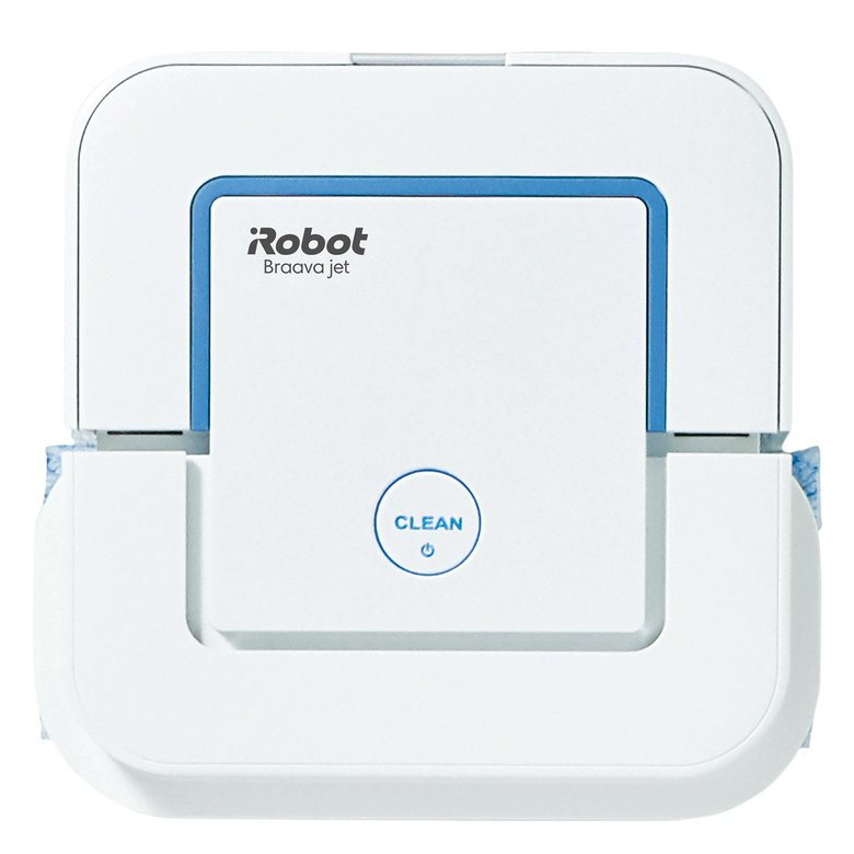 ▲コンパクトボディと正確なナビゲーションシステムで、家具のすき間まできれいに拭き掃除。ラク～に床の拭き掃除が完了するまさに夢の家電！