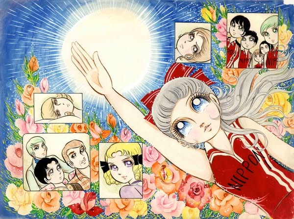 GUCCIのコラボ作品に採用された初期の作品『ビバ！バレーボール』のカラー原画