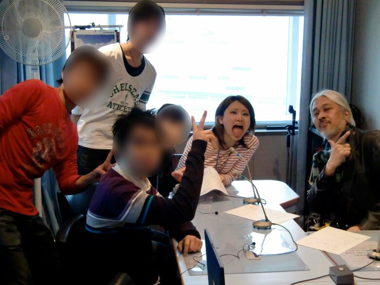 学生時代にラジオ初出演
