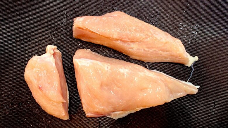 3つのブロックに分かれた様子