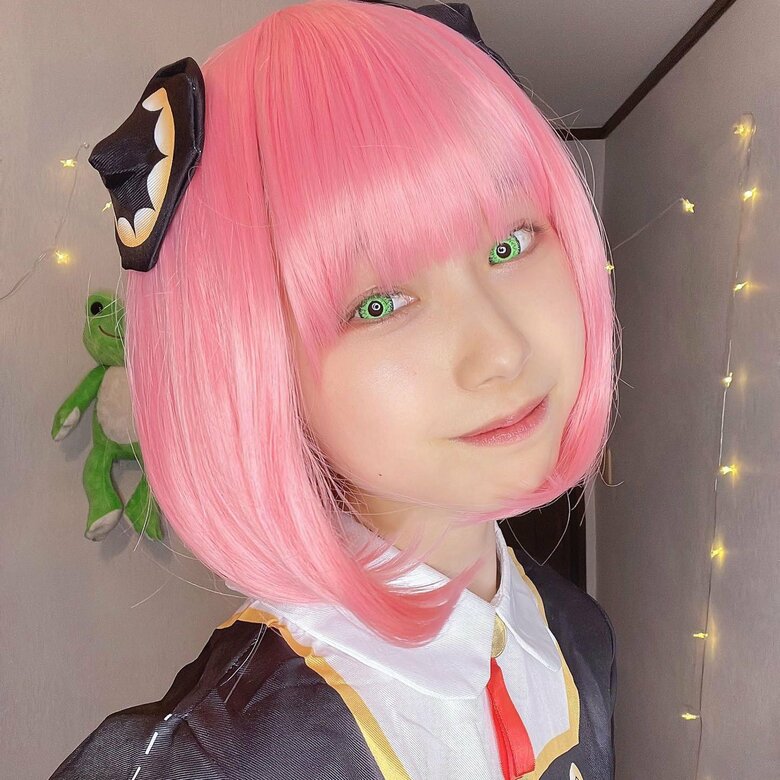 スパイファミリーのアーニャのコスプレ