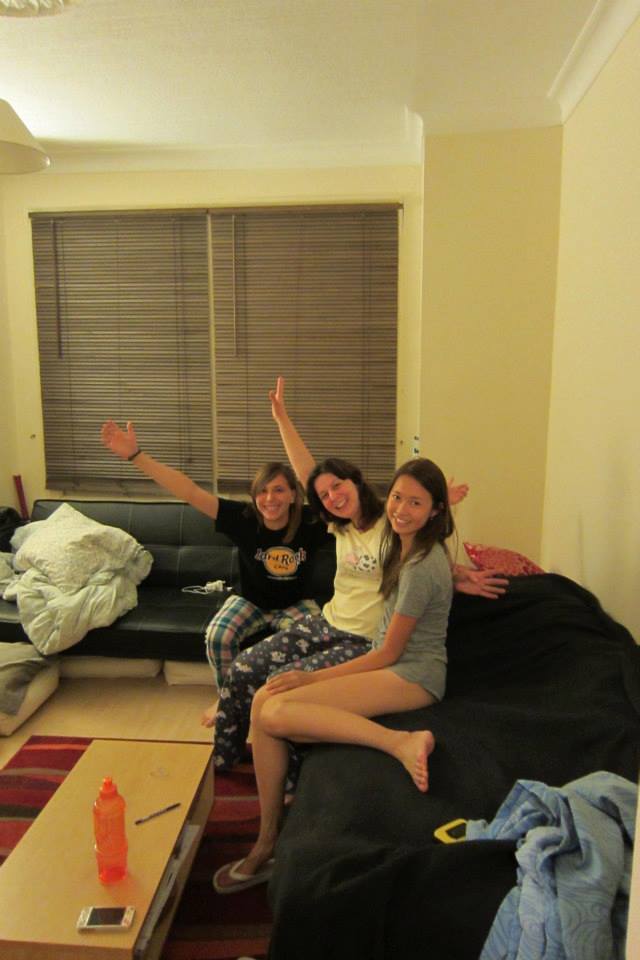 フロリダ大学留学時代、寮での1枚