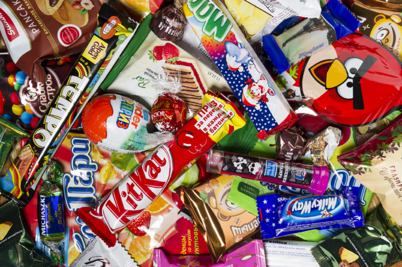 Candies, chocolates, sweets
