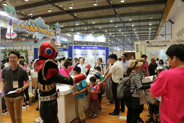 「下水道展'18北九州」会場風景