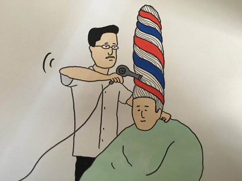 鰻さんの最近のイラスト作品。シュール…！