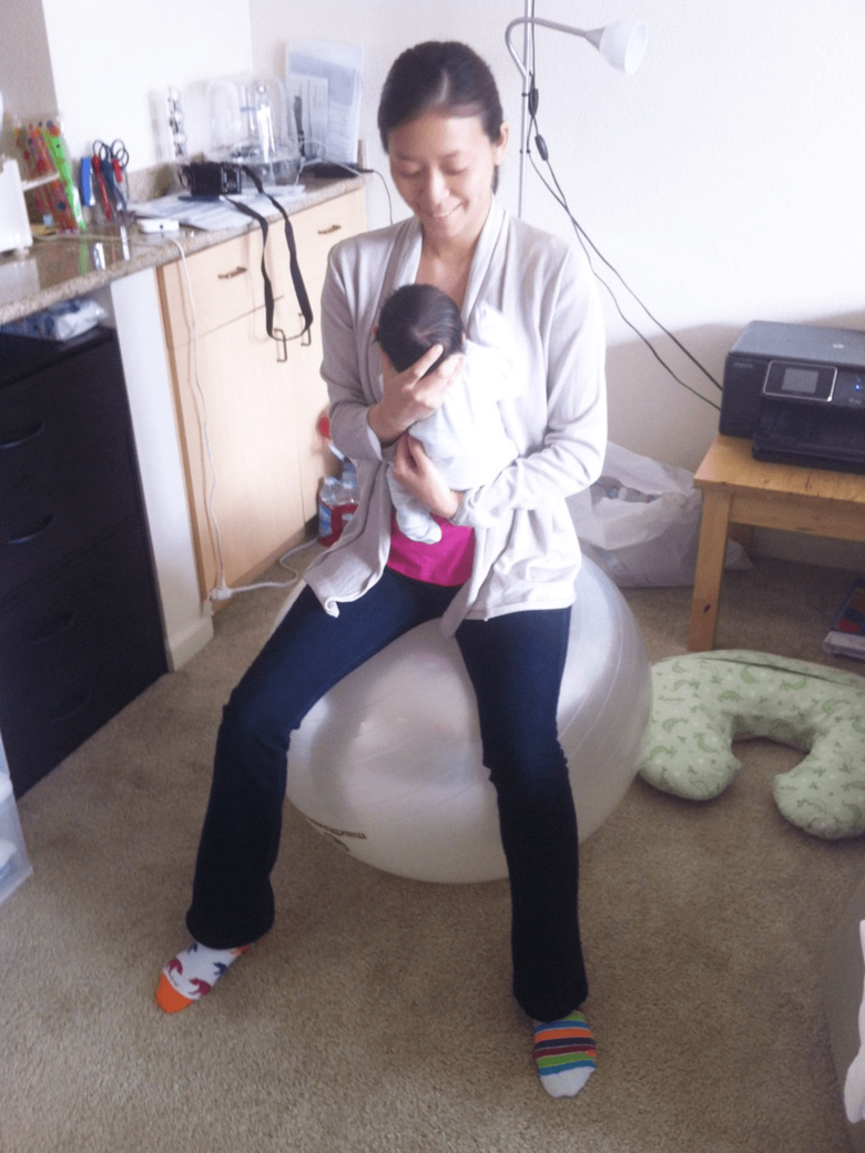 長男が新生児のころは寝つきが悪く夜泣きもあって1時間おきに起こされていた