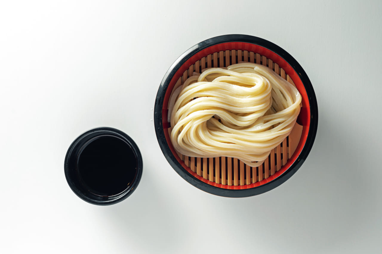 丸亀製麺のざるうどん