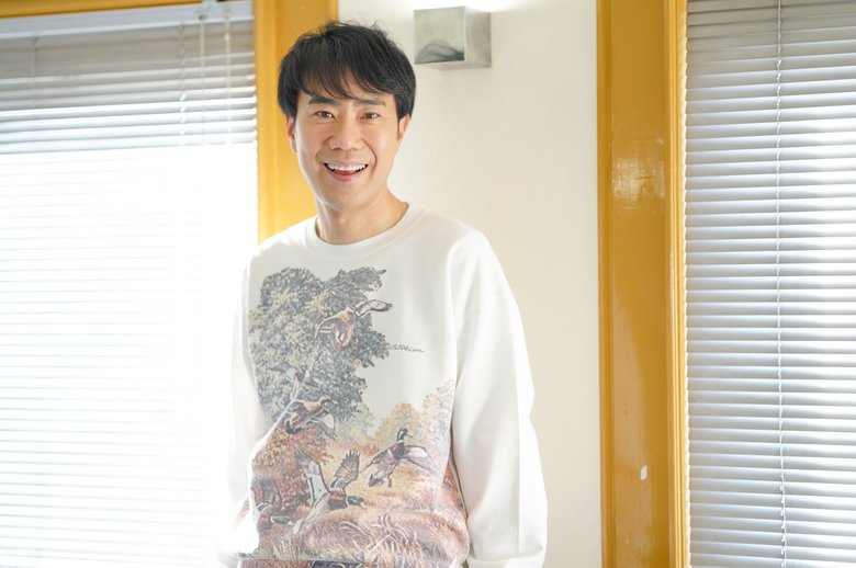 リアルなグラフィックTシャツを着た藤井さん