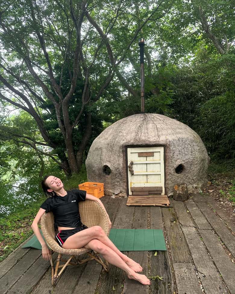 大自然に囲まれたサウナでととのう