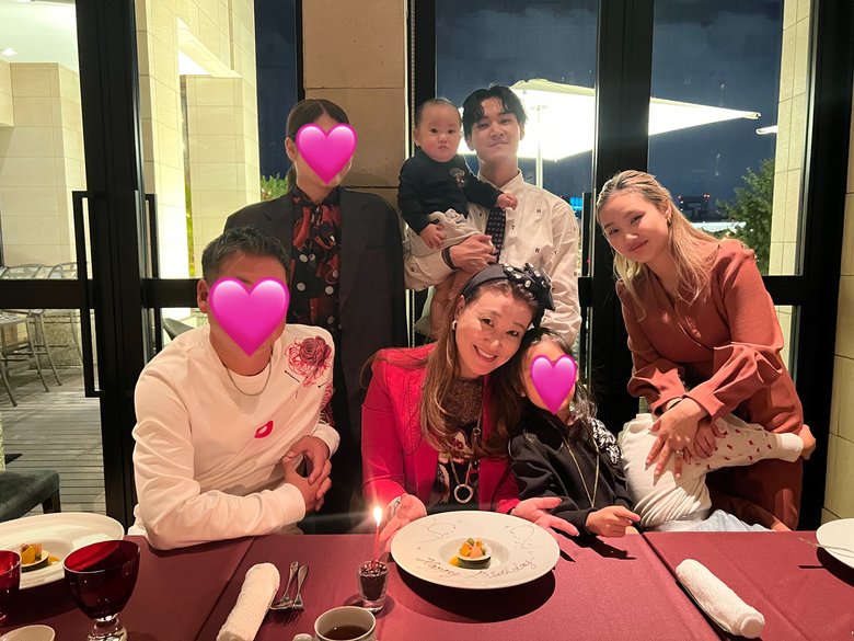 細木かおりと家族