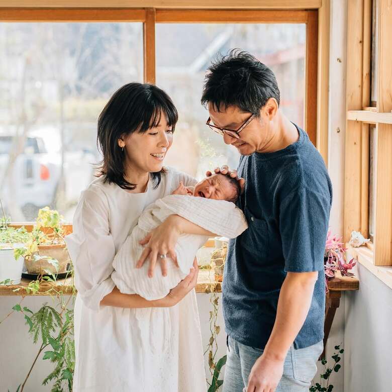 生後2週間に撮影したニューボーンフォト