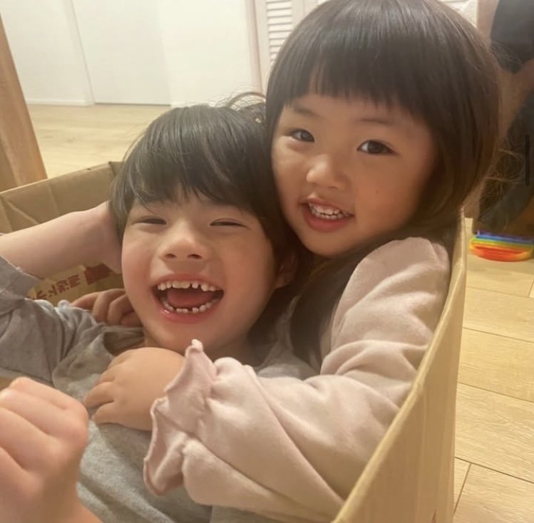 とても仲良しな夏斗くんと妹・サラちゃん