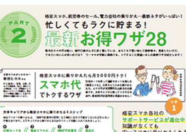 忙しくてもラクに貯まる！ 最新お得ワザ28【CHANTO6月号】