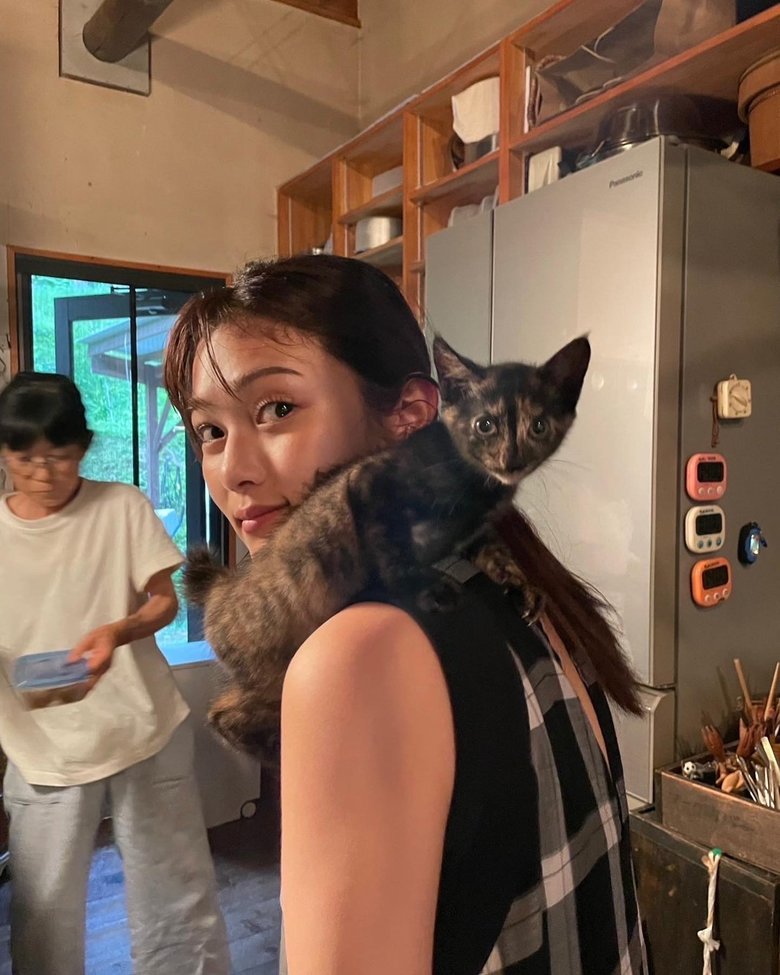 最近は休みができるとよく帰るという実家のキッチンにて