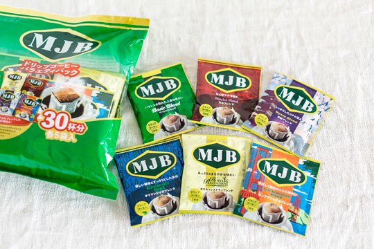 MJB ドリップコーヒーバラエティパック 8g 30袋