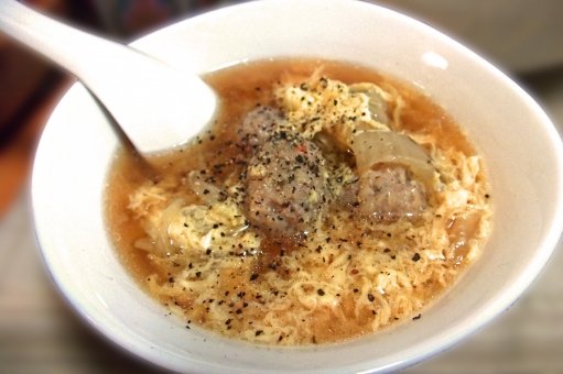 風邪予防にオススメの肉団子スープの画像