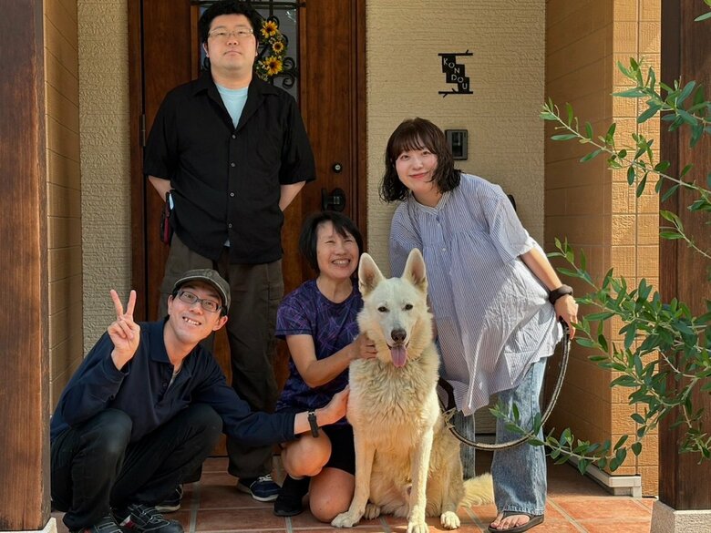 夫亡き後も支えてくれた3人のお子さんたちと