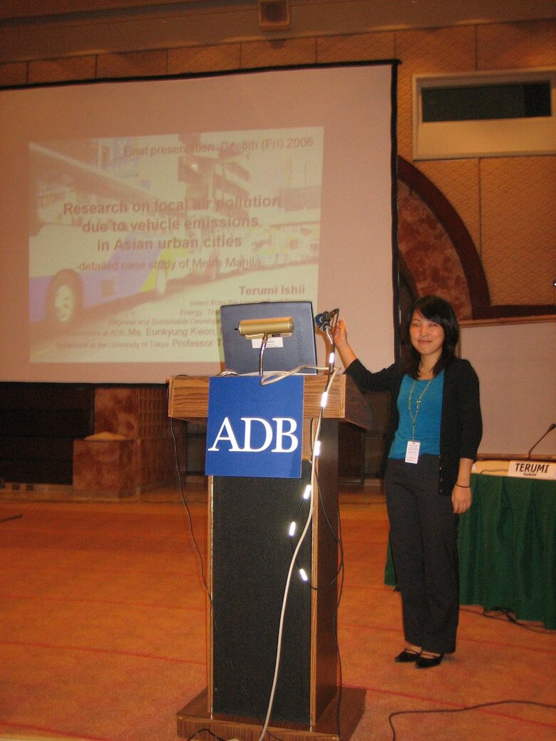 大学院1年生のときにフィリピンでインターンシップをした際の様子