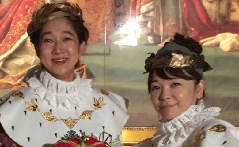 北陽の虻川美恵子さんと伊藤さおりさん（右）