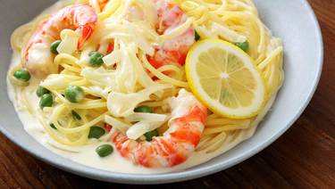 レモンクリームパスタのレシピ「見た目鮮やか、食べて爽やか」