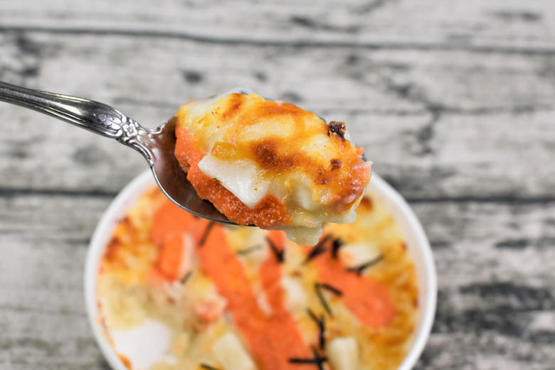 ファミマのおすすめランチ「明太もちチーズドリア」のアップ画像