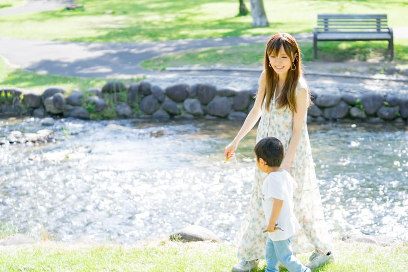 紺野あさ美さんと子ども