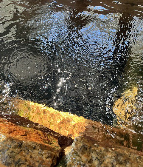 井戸から湧き出る天然の炭酸水